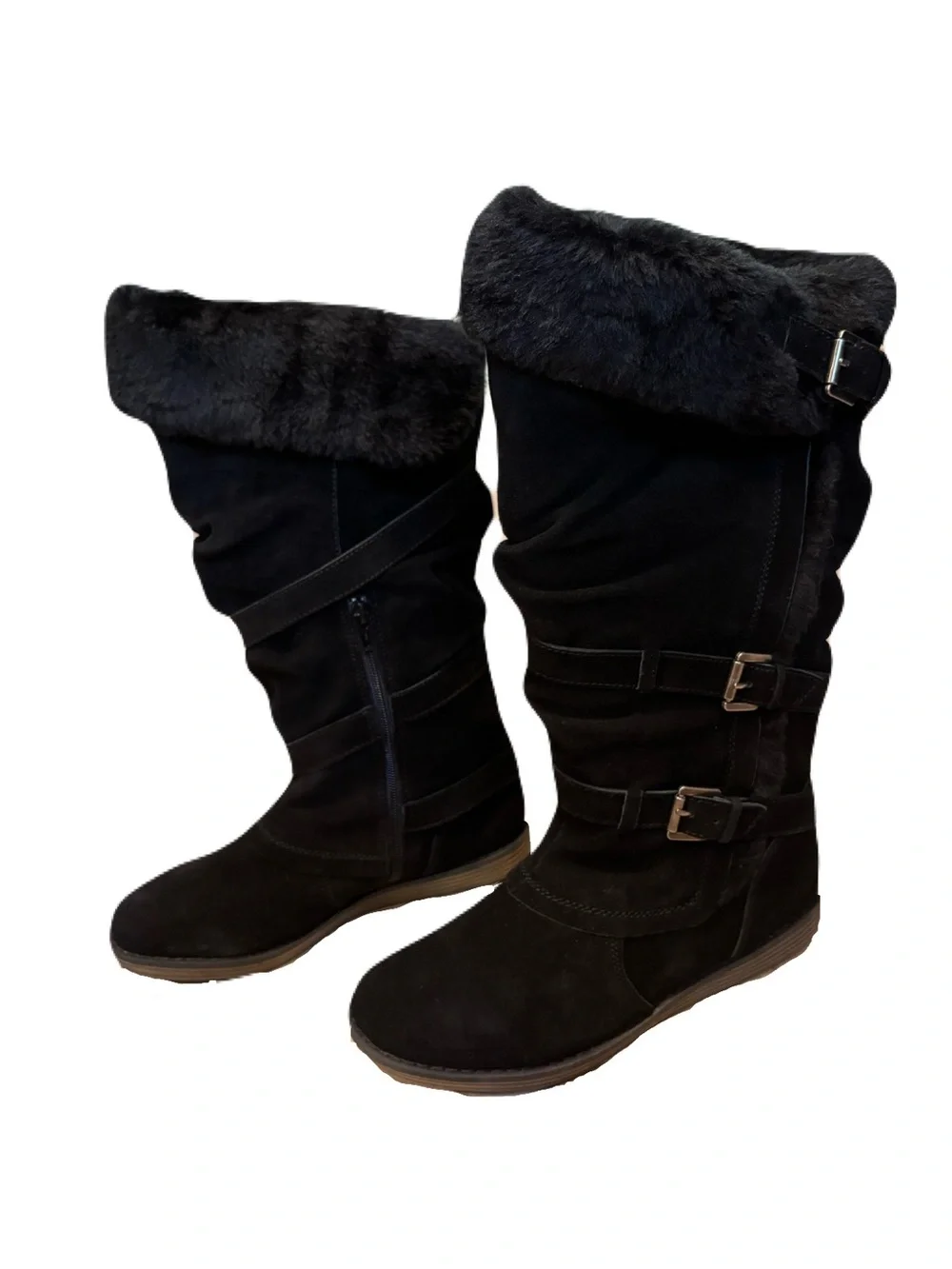 Baretraps Perform Women’s Size 9M Mid-Calf Winter Boots Faux Fur Lined SDS NWT - Picture 3 of 5